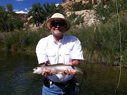 Beautiful weather and great fish on the San Juan River